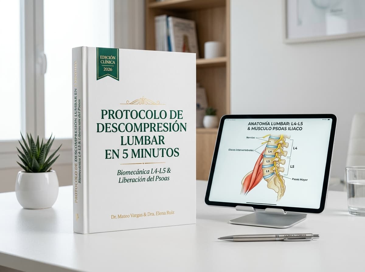 Protocolo Descompresión Lumbar en 5 Minutos · Editorial Protocolos Vitales